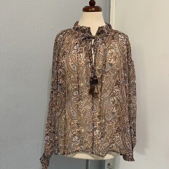 Zara Printed Blouse - Picture 7 of 7